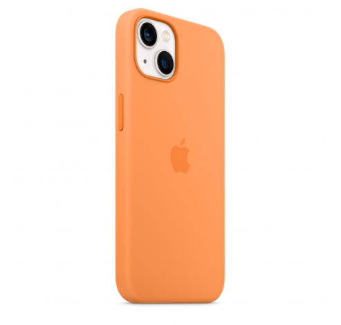 Coque en silicone avec MagSafe pour iPhone 13 - Orangé  Apple