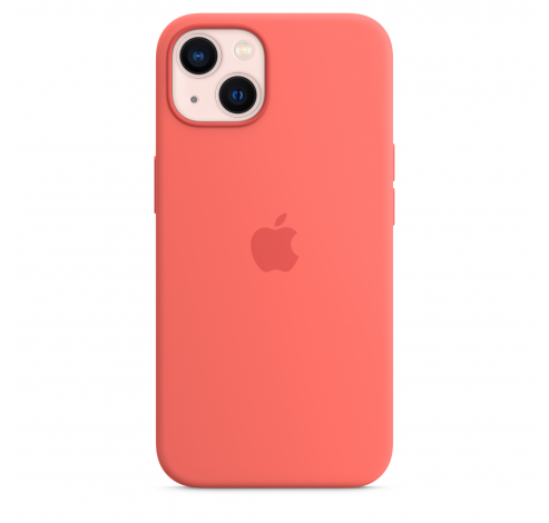 Coque en silicone avec MagSafe pour iPhone 13 - Pomelo rose  Apple
