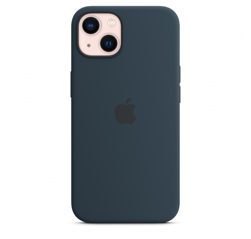 Coque en silicone avec MagSafe pour iPhone 13 - Bleu abysse  Apple