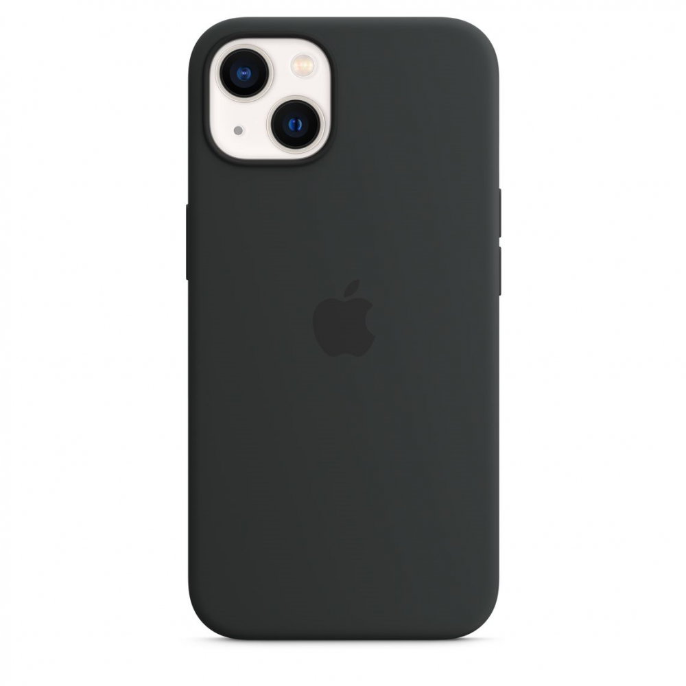 Apple Smartphonehoesje Siliconenhoesje met MagSafe voor iPhone 13 - Middernacht