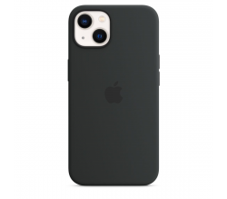 Siliconenhoesje met MagSafe voor iPhone 13 - Middernacht Apple