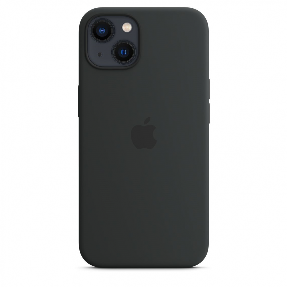 Apple Smartphonehoesje Siliconenhoesje met MagSafe voor iPhone 13 - Middernacht