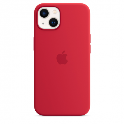 Coque en silicone avec MagSafe pour iPhone 13 - (PRODUCT)RED Apple