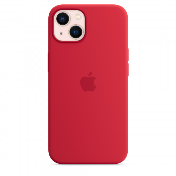 Siliconenhoesje met MagSafe voor iPhone 13 - (PRODUCT)RED 