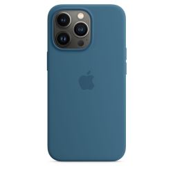 Coque en silicone avec MagSafe pour iPhone 13 Pro - Bleu clair Apple