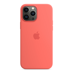 Coque en silicone avec MagSafe pour iPhone 13 Pro Max - Pomelo rose Apple