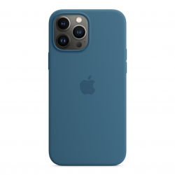 Coque en silicone avec MagSafe pour iPhone 13 Pro Max - Bleu clair Apple