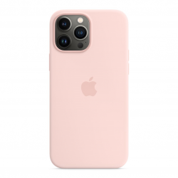 Coque en silicone avec MagSafe pour iPhone 13 Pro Max - Rose craie Apple