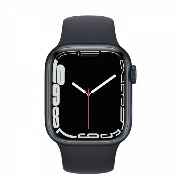 Apple Watch Series 7 GPS + Cellular 41mm inktblauw aluminium met Sportband Middernacht Regular Apple Watch Series 7 GPS + Cellular 41mm inktblauw aluminium met Sportband Middernacht Regular