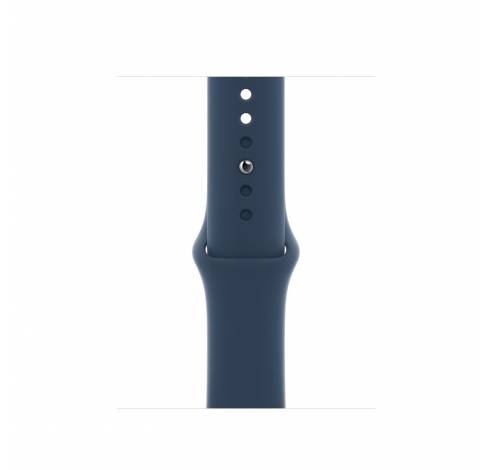 Apple Watch SE zilverkleurig aluminium 40mm GPS + Cellular Sportbandje Abyss Blue  Apple