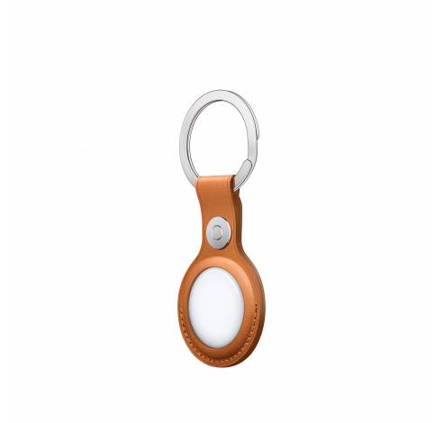 Apple airtag leather key ring brown  Apple