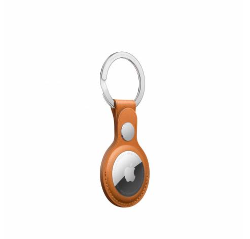 Apple airtag leather key ring brown  Apple