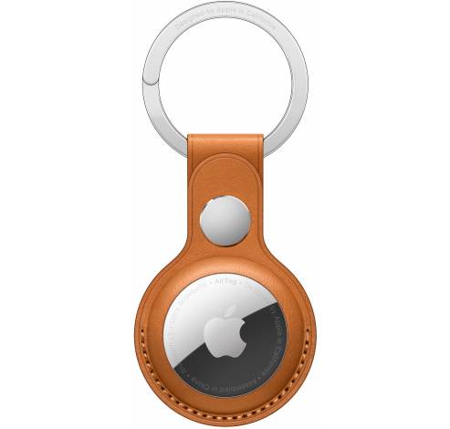 Apple airtag leather key ring brown  Apple