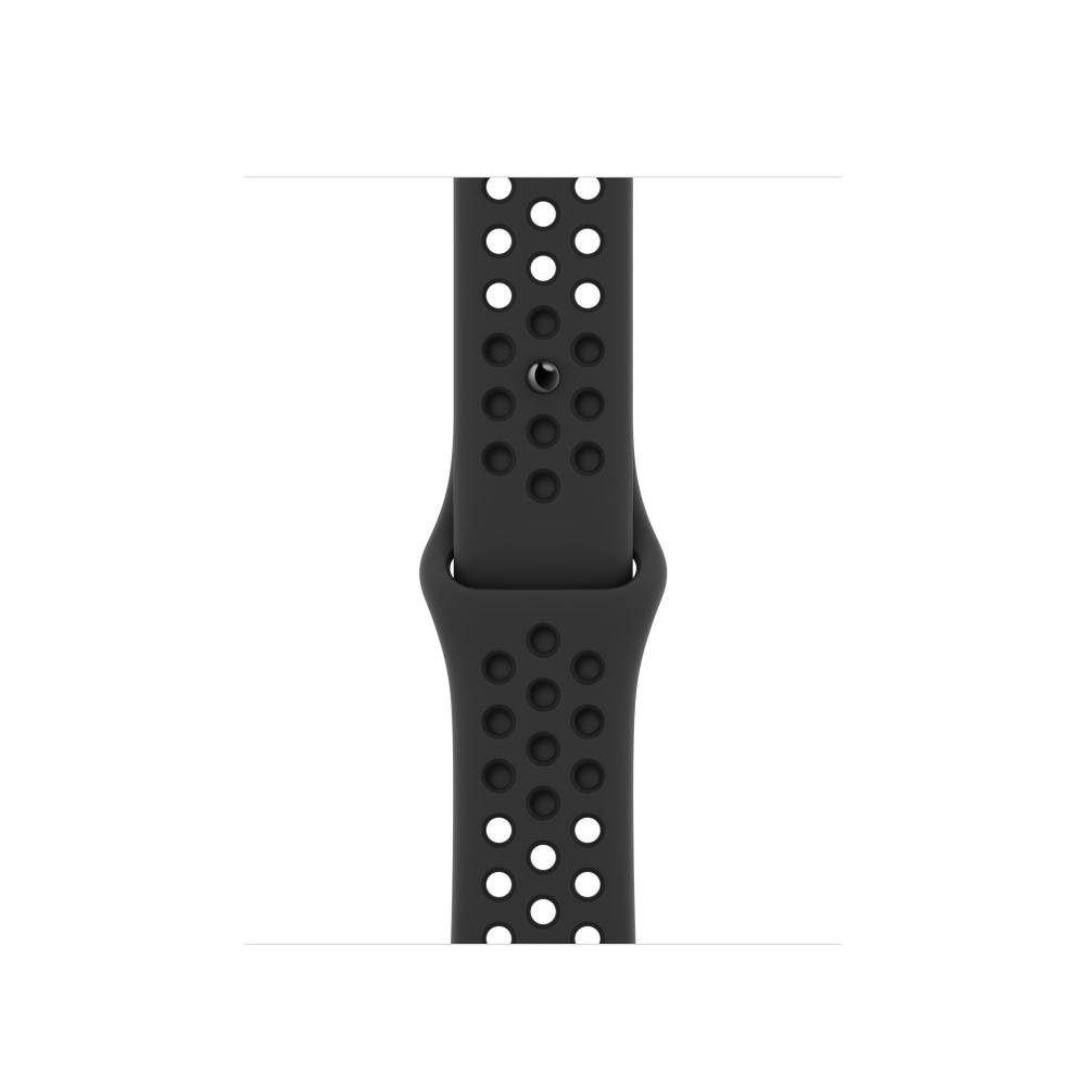 Apple Horlogebandje Sportbandje van Nike - Antraciet/zwart (41 mm)