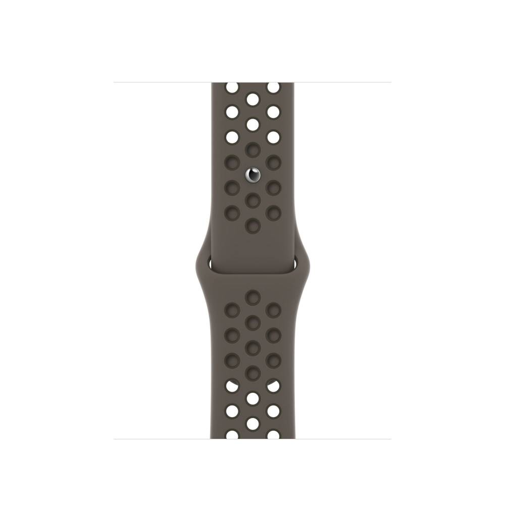 Apple Horlogebandje Sportbandje van Nike - Olive Gray/Cargo Khaki (41 mm)