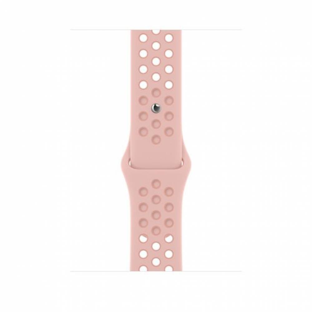 Apple Horlogebandje Sportbandje van Nike Pink Oxford/Rose Whisper (45 mm)