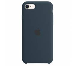 Siliconenhoesje voor iPhone SE Abyss-blauw Apple