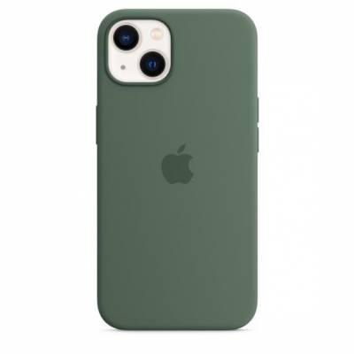 Coque en silicone avec MagSafe pour iPhone 13 Eucalyptus Apple