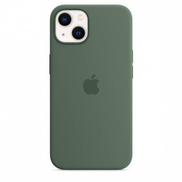 Siliconenhoesje met MagSafe voor iPhone 13 Eucalyptus 