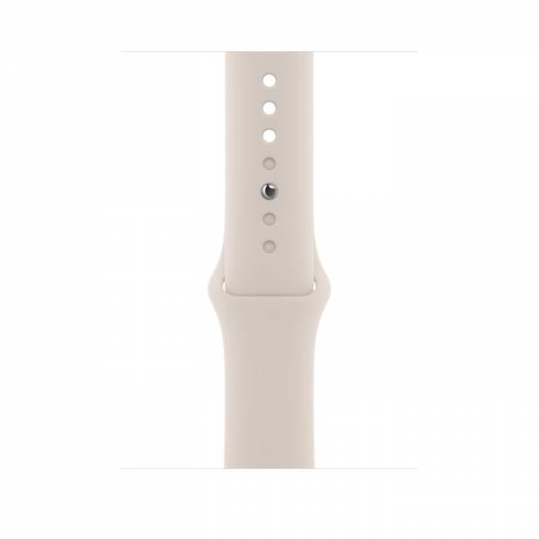 Apple Apple Watch Series 8 GPS 45mm Starlight Aluminium Case met Starlight Sport Band Regular