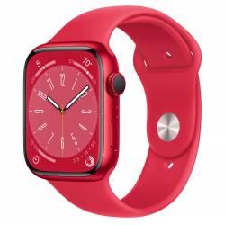 Apple Watch Series 8 GPS 41mm (PRODUCT)RED Aluminium Case met (PRODUCT)RED Sport Band Regular 