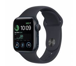 Apple Watch SE GPS 40mm Midnight Aluminium Case met Midnight Sport Band Regular Apple