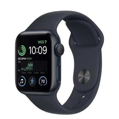 Apple Watch SE GPS 40mm Midnight Aluminium Case met Midnight Sport Band Regular Apple