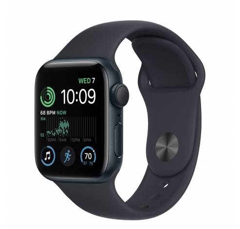 Apple Watch SE GPS 40mm Midnight Aluminium Case met Midnight Sport Band Regular  Apple