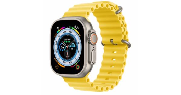 Apple Watch Ultra 2 - GPS + Cellular - Boîtier en titane de 49 mm - Bracelet  Loop Alpine Bleu S