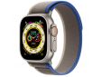 Apple Watch Ultra GPS + Cellular 49mm Titanium Case with Blue/Gray Trail Loop S/M