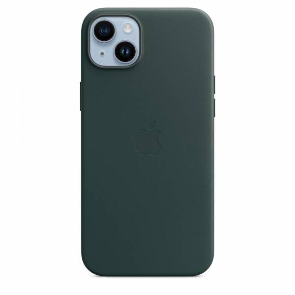Leren hoesje met MagSafe voor iPhone 14 Plus Forest Green 