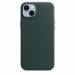 Leren hoesje met MagSafe voor iPhone 14 Plus Forest Green 