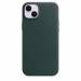 Leren hoesje met MagSafe voor iPhone 14 Plus Forest Green 
