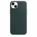 Leren hoesje met MagSafe voor iPhone 14 Plus Forest Green 