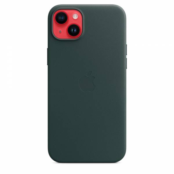 Leren hoesje met MagSafe voor iPhone 14 Plus Forest Green 