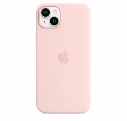 Coque en silicone pour iPhone 14 plus avec MagSafe Chalk Pink  Apple