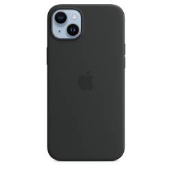 Siliconenhoesje met MagSafe voor iPhone 14 Plus Midnight Apple