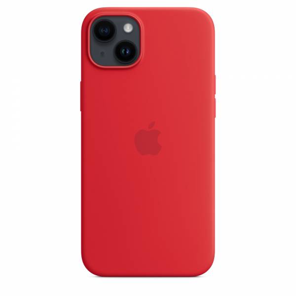 Siliconenhoesje met MagSafe voor iPhone 14 Plus (PRODUCT)RED 