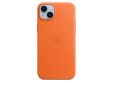 Coque en cuir iPhone 14 plus avec MagSafe Orange