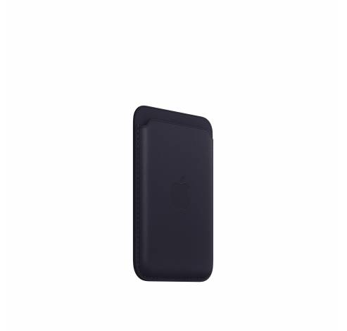Porte-cartes en cuir pour iPhone avec encre MagSafe  Apple