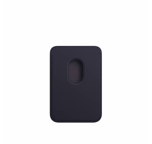 Porte-cartes en cuir pour iPhone avec encre MagSafe  Apple