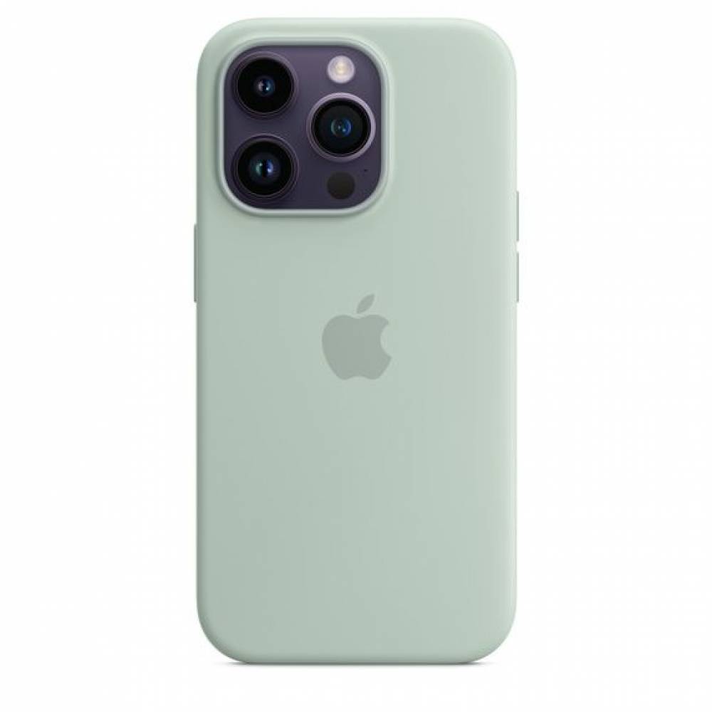  Siliconenhoesje met MagSafe voor iPhone 14 Pro Succulent 