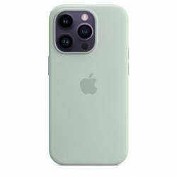  Siliconenhoesje met MagSafe voor iPhone 14 Pro Succulent Apple