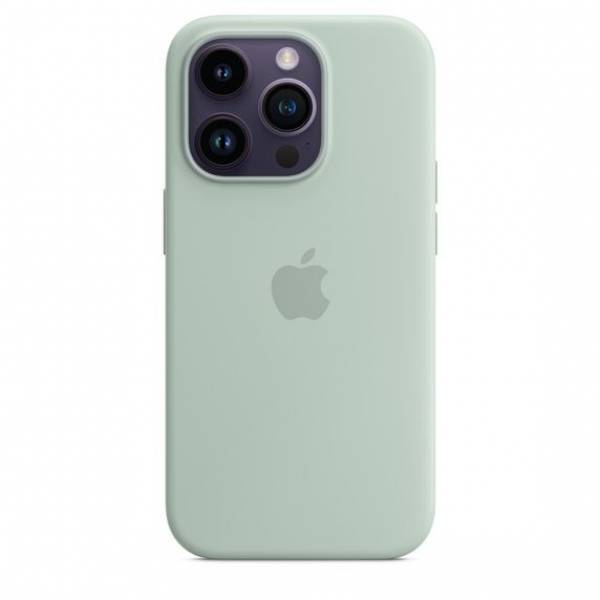 Apple  Siliconenhoesje met MagSafe voor iPhone 14 Pro Succulent