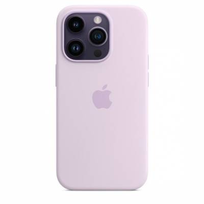 Coque en silicone avec MagSafe pour iPhone 14 Pro Lilas Apple