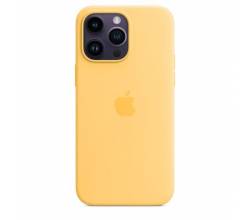 Siliconenhoesje met MagSafe voor iPhone 14 Pro Max Sunglow Apple