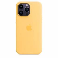 Siliconenhoesje met MagSafe voor iPhone 14 Pro Max Sunglow Apple