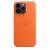 Leren hoesje met MagSafe voor iPhone 14 Pro Max Orange Apple