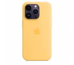 Siliconenhoesje met MagSafe voor iPhone 14 Pro Sunglow Apple