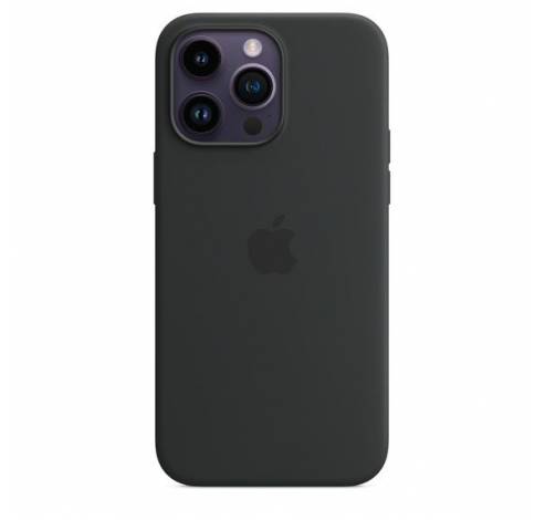 Coque en silicone avec MagSafe pour iPhone 14 Pro Max Midnight  Apple